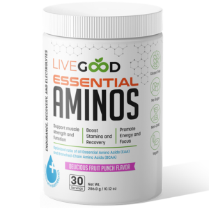 Front packaging of Fruit Punch Amino Acids Essentials
